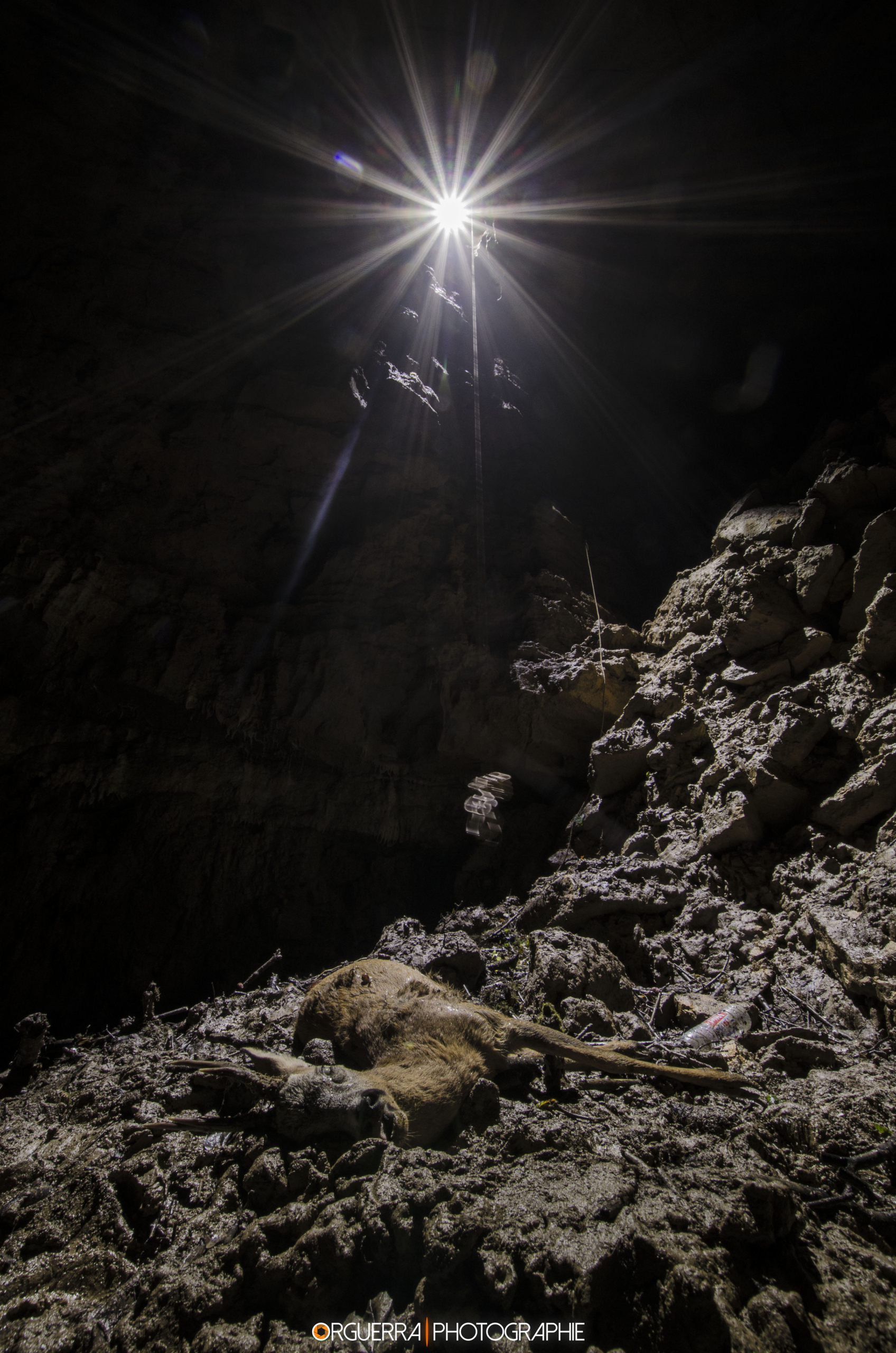 Photographie — accès du gouffre AV1