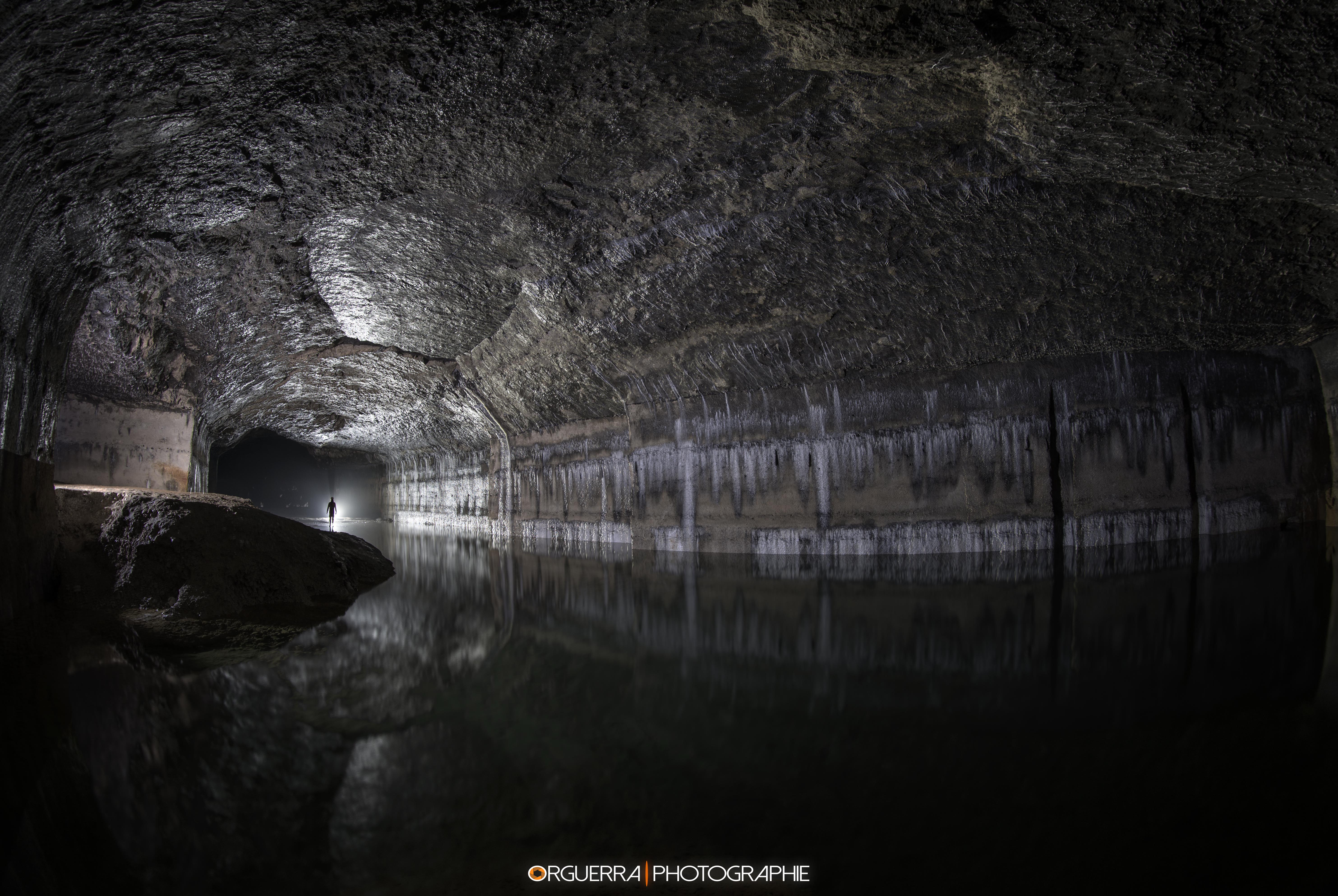 Photographie souterraine — éclairage multi-sources Led Lenser