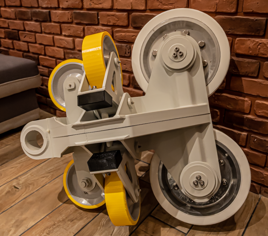 Modélisation 3D du bogie — vue 1