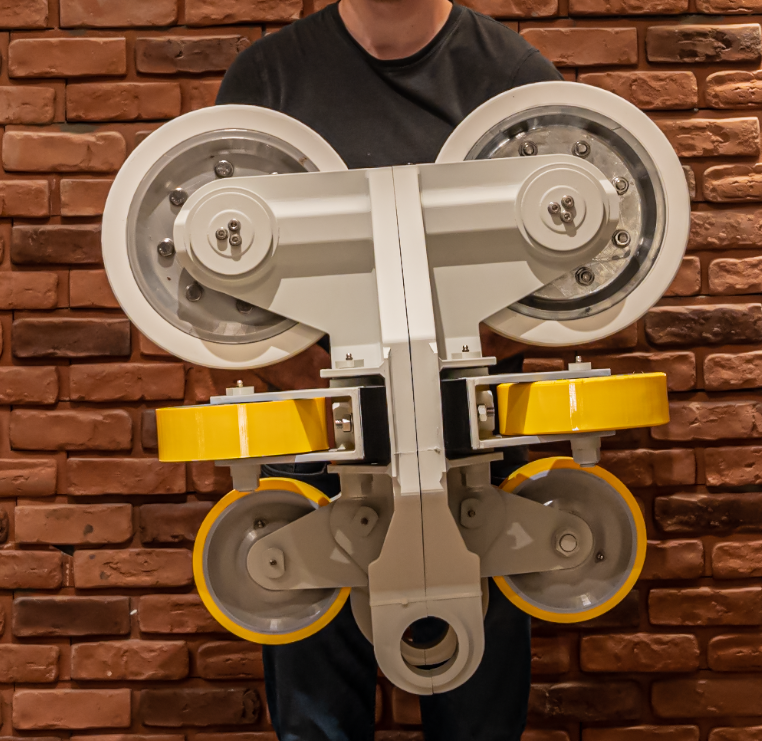 Modélisation 3D du bogie — vue 3