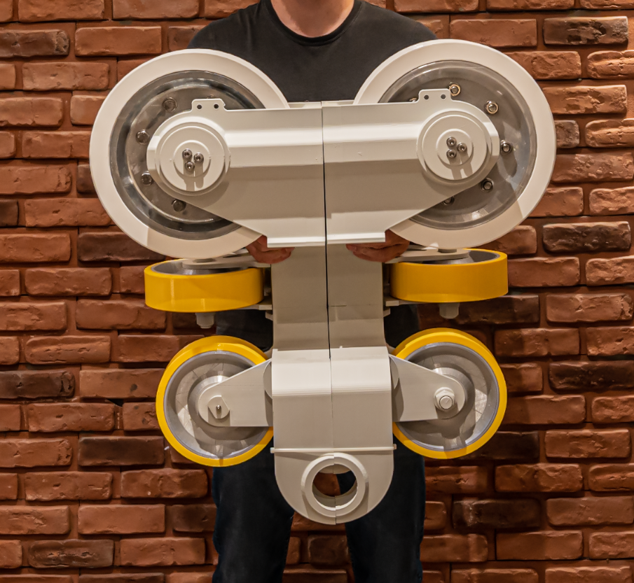 Modélisation 3D du bogie — vue 4