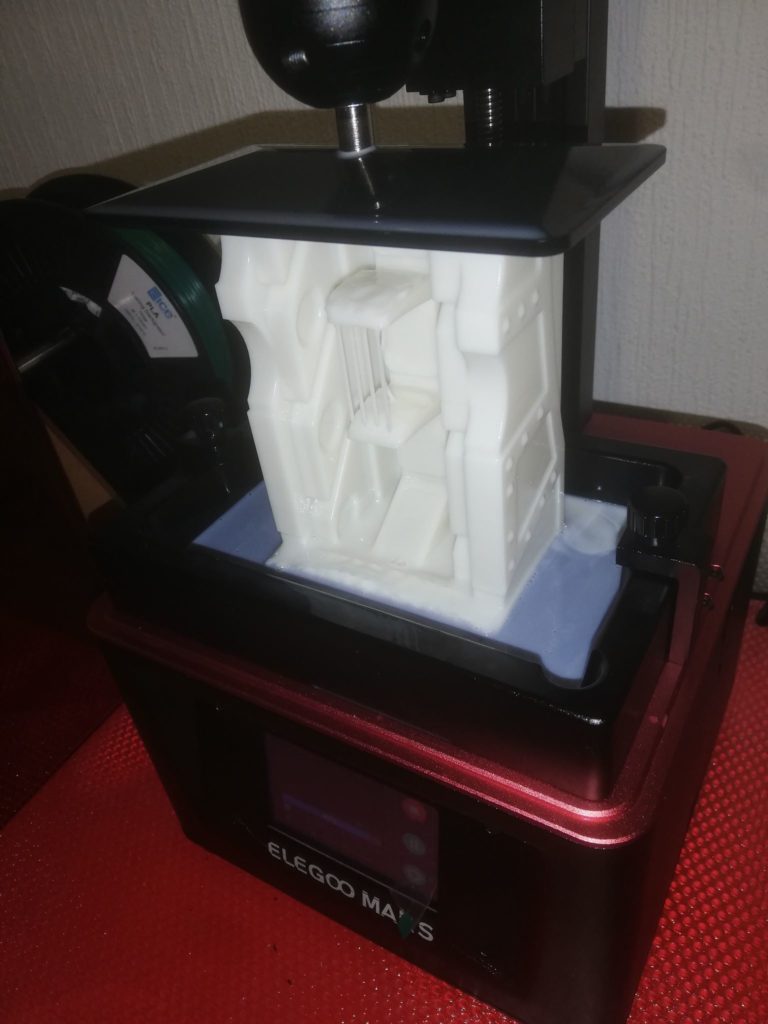 Bûche Chiapas — maquette impression 3D résine