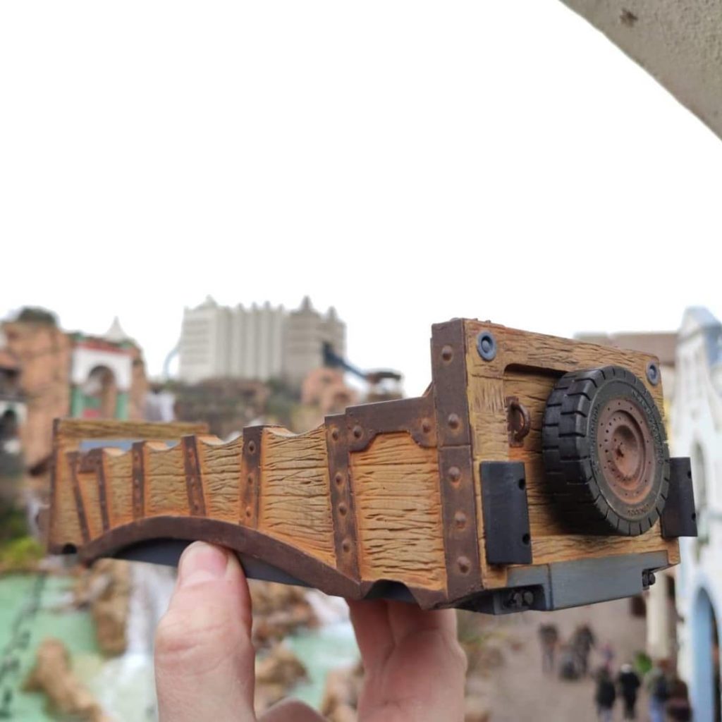 Bûche Chiapas — maquette impression 3D résine