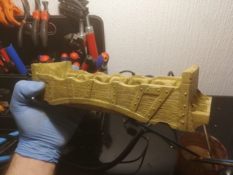 Bûche Chiapas — maquette impression 3D résine