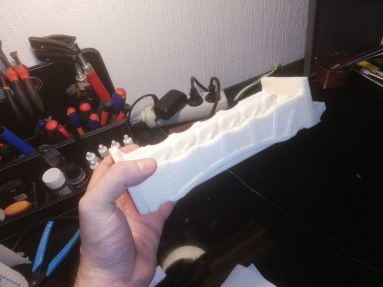 Bûche Chiapas — maquette impression 3D résine