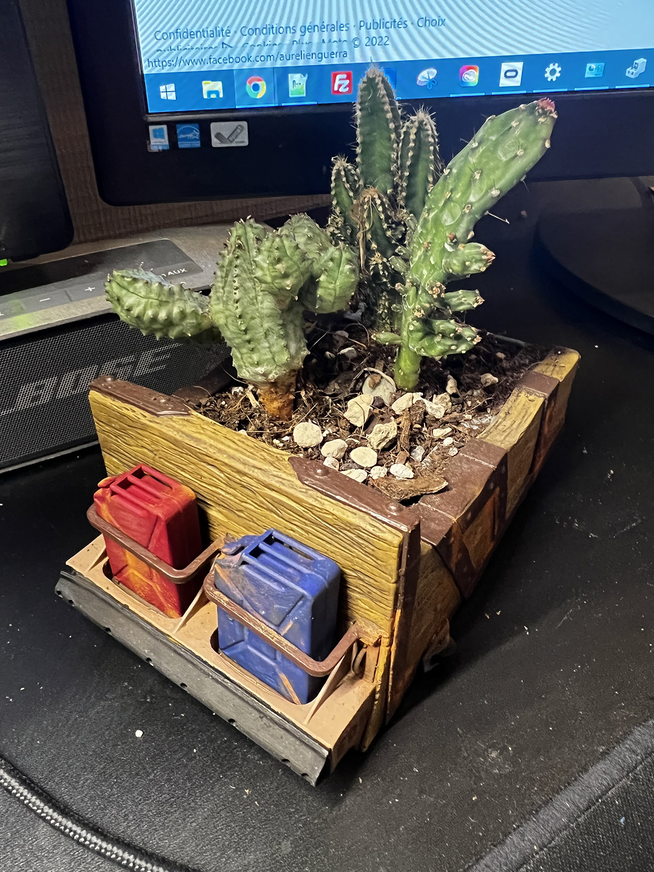 Bûche Chiapas — maquette impression 3D résine