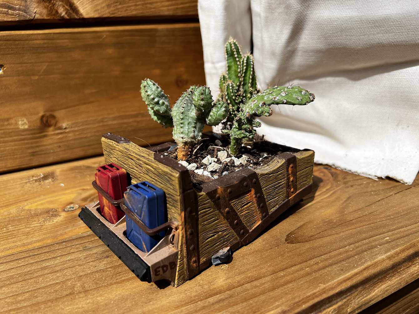 Bûche Chiapas — maquette impression 3D résine