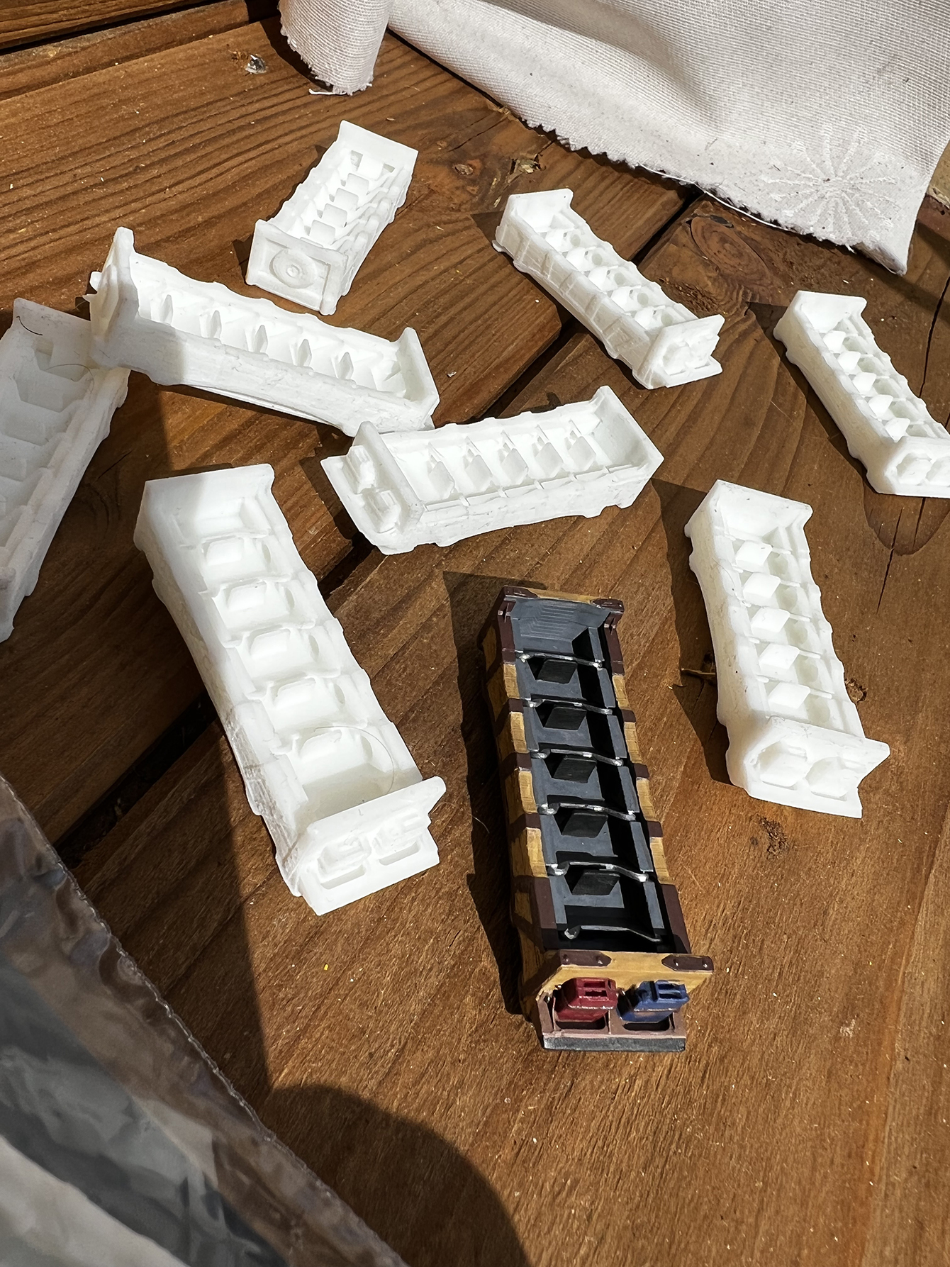 Bûche Chiapas — maquette impression 3D résine