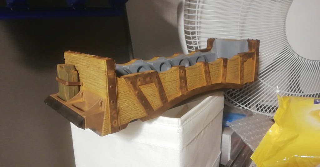 Bûche Chiapas — maquette impression 3D résine