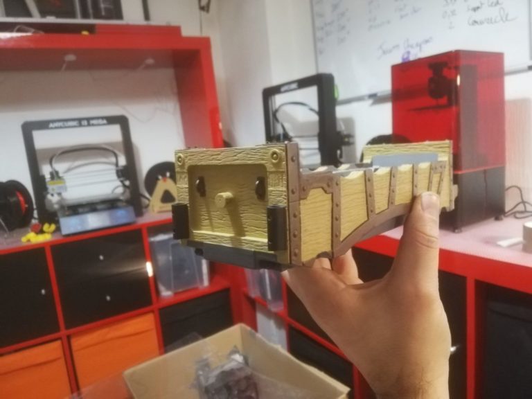 Bûche Chiapas — maquette impression 3D résine