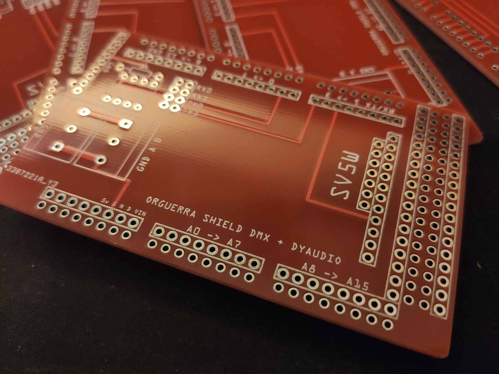 Shield contrôleur DMX Arduino