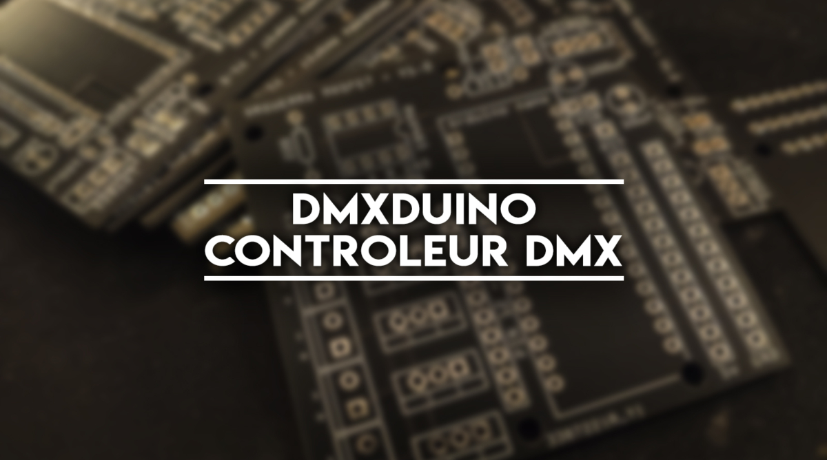 DMXduino — contrôleur DMX Arduino