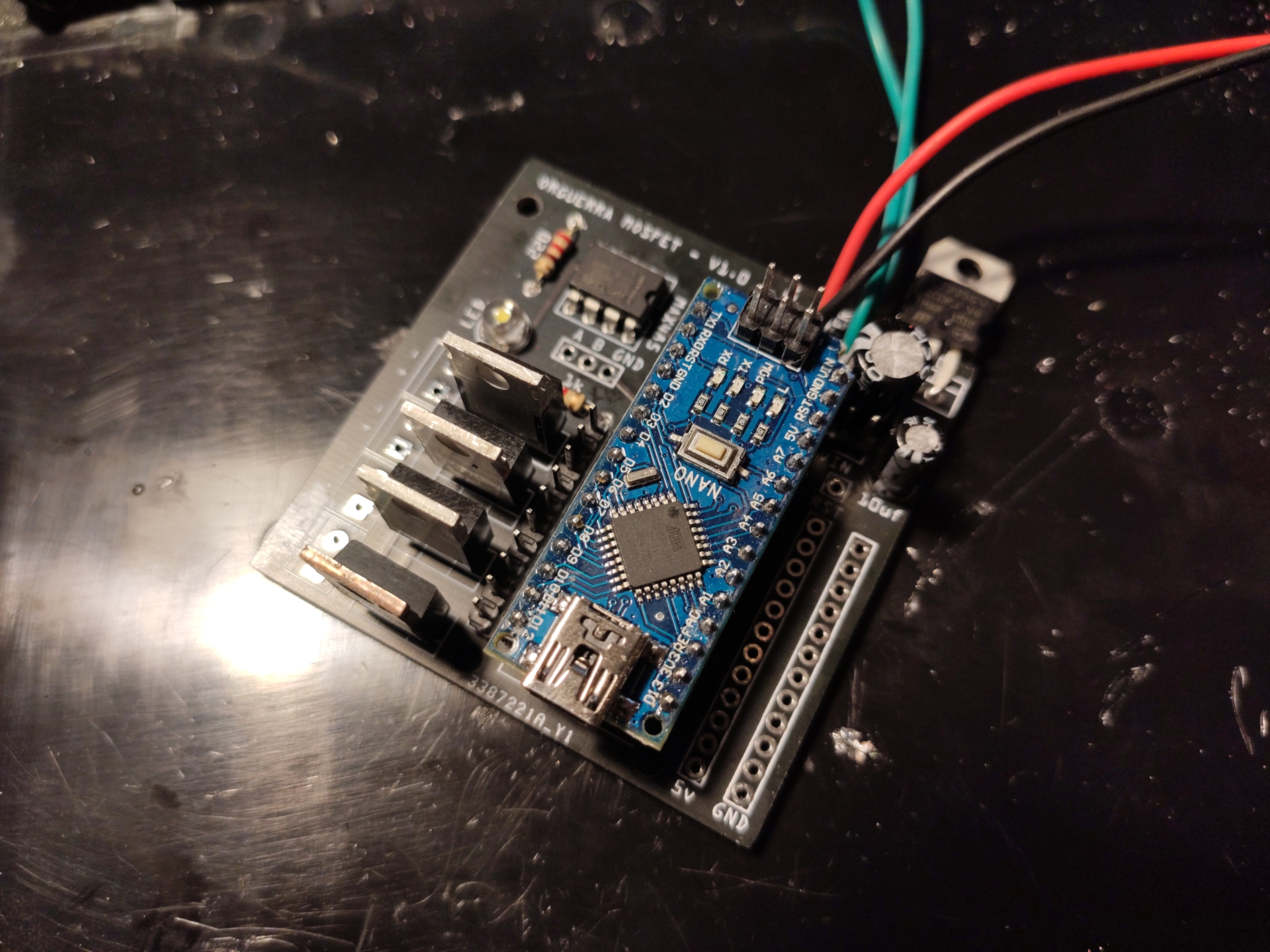 Récepteur DMX avec MOSFET