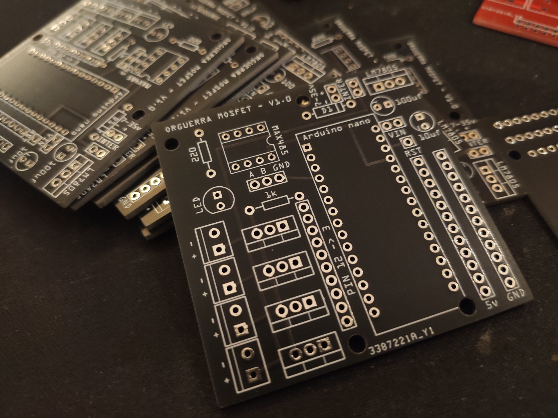 PCB récepteur DMX final