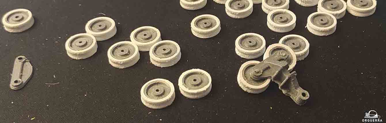 Bandages et bogie